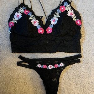 PINK Bralette & Underwear Set
